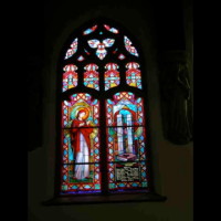 026- Sept 11 memorial window in place2- Corr Chapel Villanova University - Villanova PA (USA)