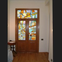 044- door panel - private residence - Siena (Italy)